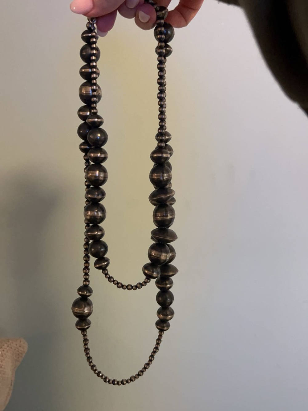 48” varying Navajo pearls